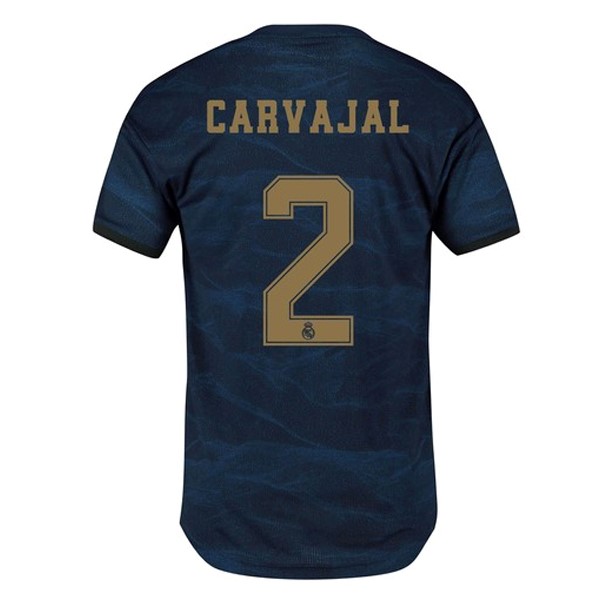 Maillot Football Real Madrid NO.2 Carvajal Exterieur 2019-20 Bleu